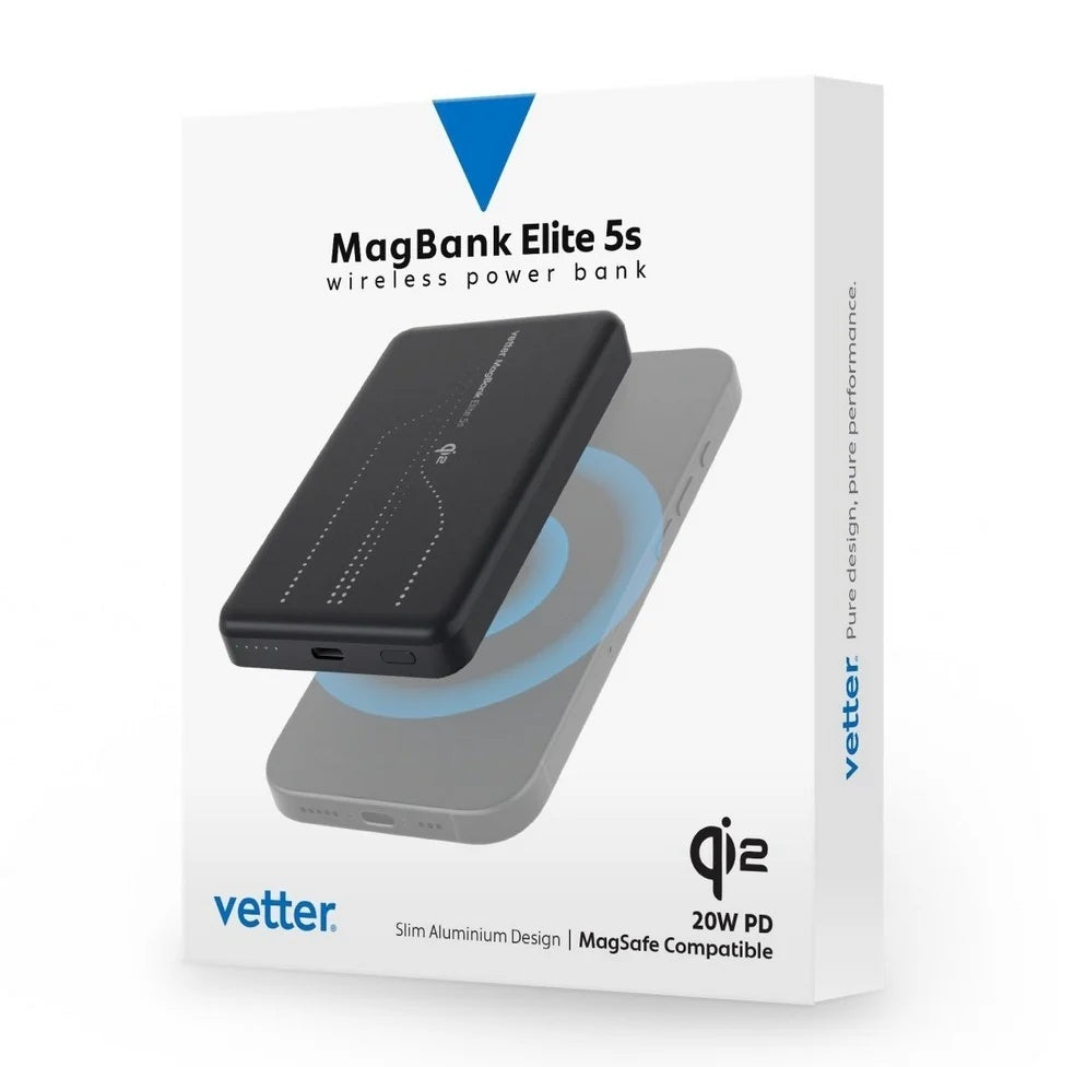 Baterie Externă Vetter MagBank Elite 5s Qi2 5000mAh, MagSafe - imagine 4