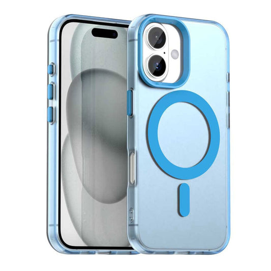 Husa iPhone 17 Techsuit CandyCase MagSafe, albastru
