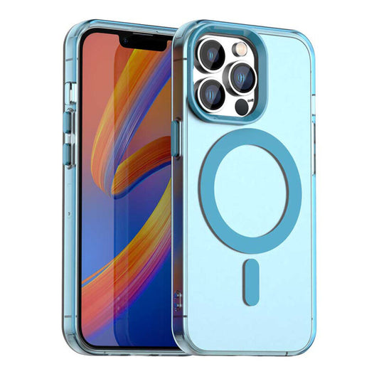 Husa iPhone 13 Pro Max Techsuit CandyCase MagSafe, albastru
