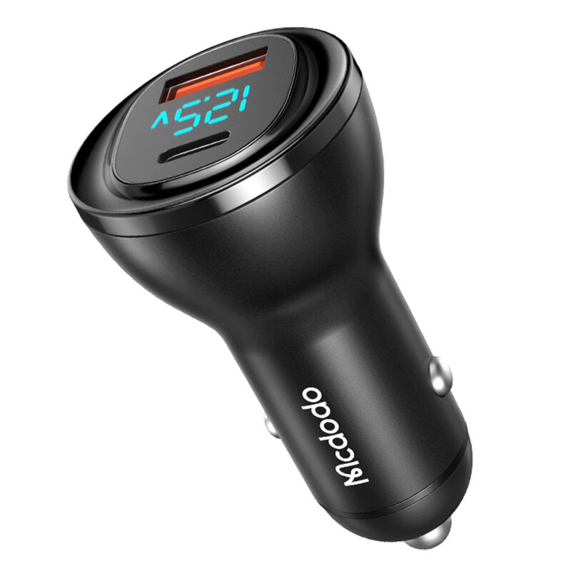 Incarcator auto bricheta Fast Charge, Mcdodo, negru, CC-5670