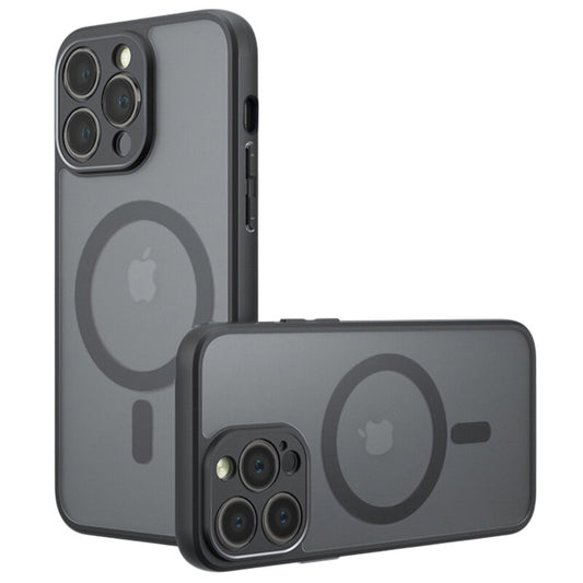 Husa iPhone 12 Pro Techsuit PureFrost MagSafe, negru frost