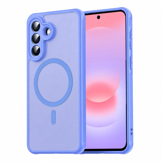 Husa Samsung Galaxy A37 5G Techsuit HaloFrost II MagSafe, albastru