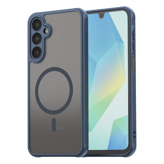 Husa Samsung Galaxy A16 4G Techsuit HaloFrost II MagSafe, bleumarin