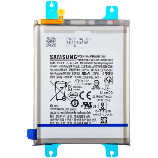 Acumulator Samsung Galaxy A22 A225/ A32 A325/ A31 A315, EB-BA315ABY, Service Pack GH82-25567A
