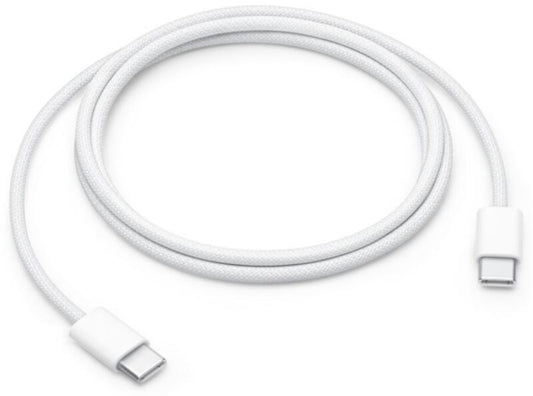 Cablu Apple Original MQKJ3ZM/A USB-C la USB-C 1m, 60W, Alb