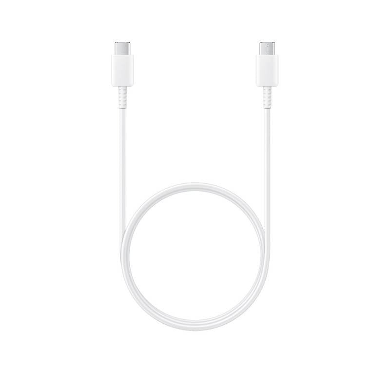 Cablu Samsung Original EP-DG980 USB-C la USB-C 3A 1m, Alb