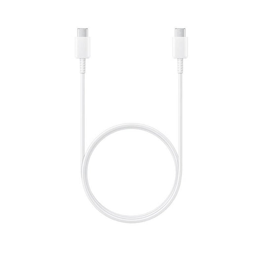 Cablu Samsung Original EP-DG980 USB-C la USB-C 3A 1m, Alb
