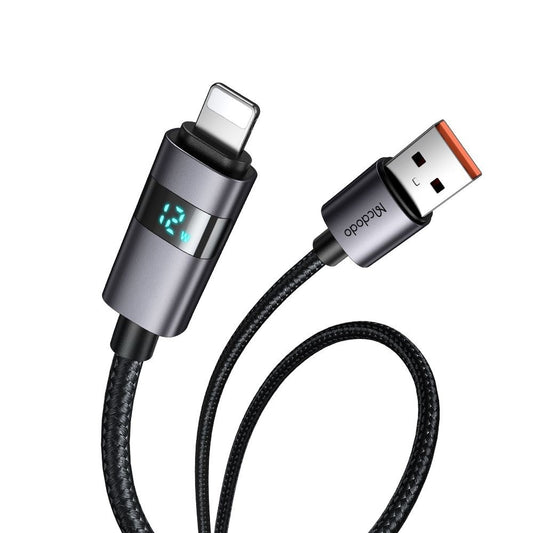 Cablu USB-A la Lightning 3A Mcdodo CA-6490, 1.2m, Afișaj LED