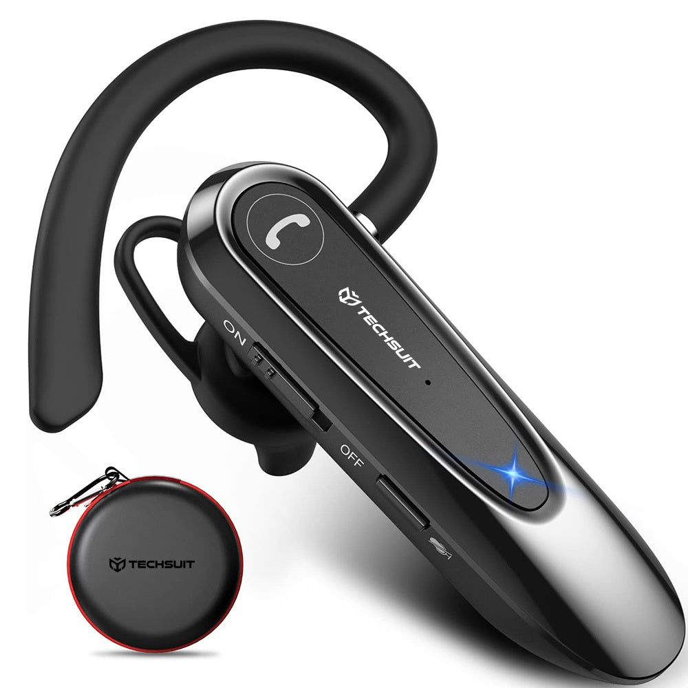Căști Bluetooth Techsuit AirTalk CB2 cu Microfon Dual, ENC, CVC 8.0