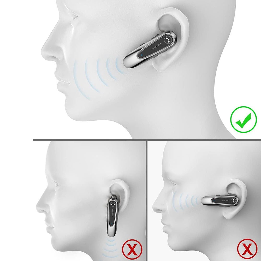Căști Bluetooth Techsuit AirTalk CB2 cu Microfon Dual, ENC, CVC 8.0 - imagine 2