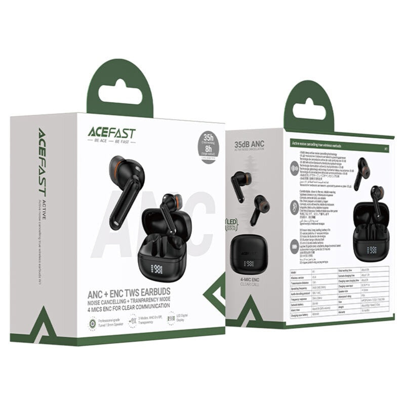 Căști True Wireless Acefast W1 – Bluetooth 5.4, IPX4 - imagine 3