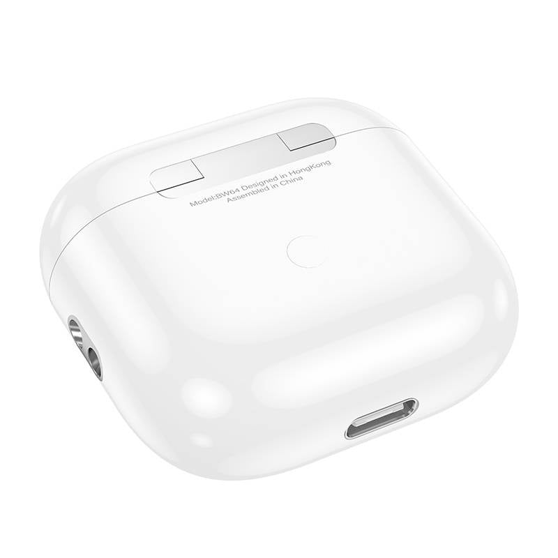 Căști TWS Borofone BW64 True Bluetooth 5.3, HiFi Stereo, Microfon, Alb - imagine 3