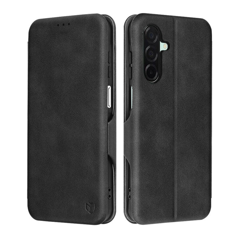 Husă 360° Samsung Galaxy A26 5G Techsuit Safe Wallet Plus, Negru