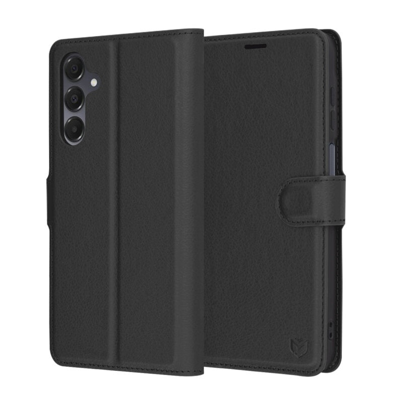 Husă Samsung Galaxy A16 4G / 5G Techsuit Leather Folio, Negru