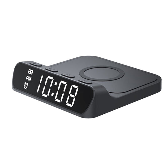 Încărcător Wireless Havit W3031 | 15W | Ceas Digital LCD | Negru