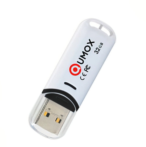 Memorie Externă USB-A Qumox 32GB, Stick Flash Portabil, Alb - imagine 2