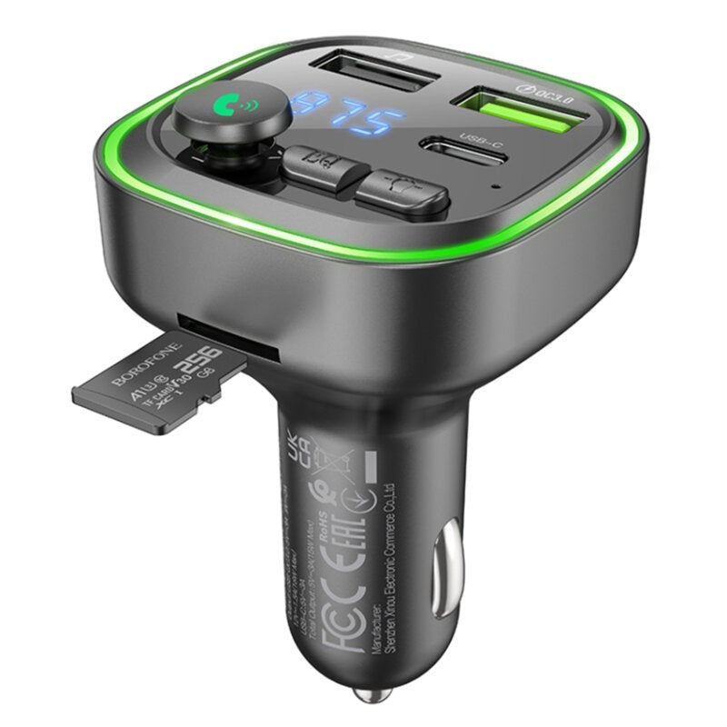 Modulator FM Auto Borofone BC48 Broad, Bluetooth 5.0 - imagine 2