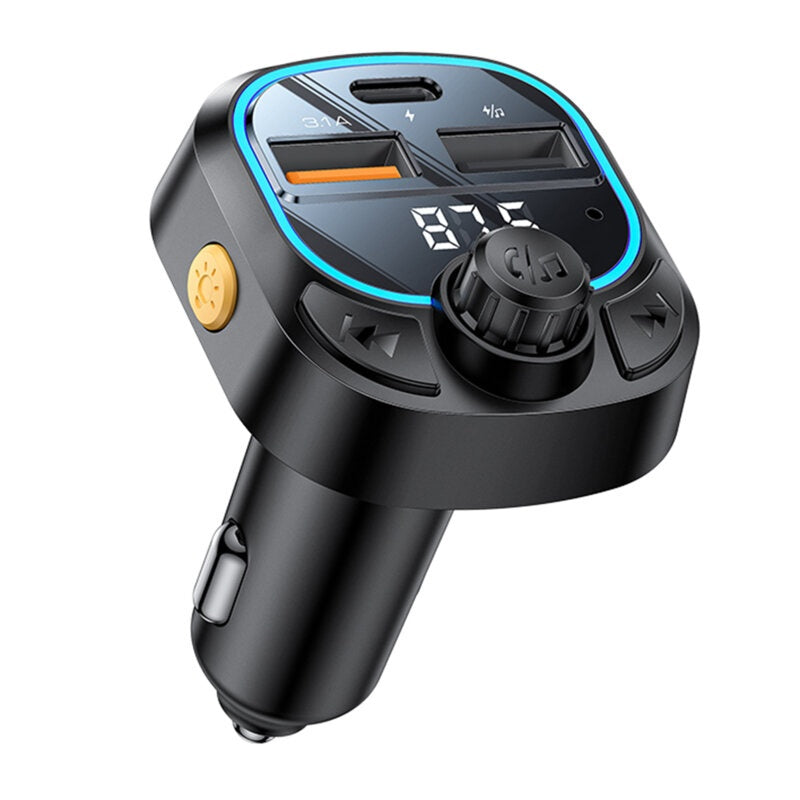 Modulator FM Auto Yesido Y70, Bluetooth 5.3, 2x USB + USB-C, 15W