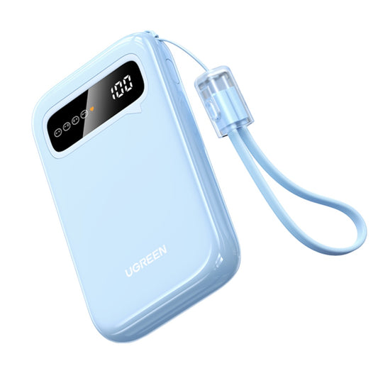 Power Bank Ugreen PB522 10000mAh 20W USB-C cu Afișaj Digital, Albastru