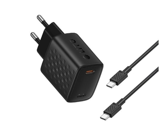 Set Încărcător Priză Lito LC17T USB-C PD 30W + Cablu USB-C, Negru