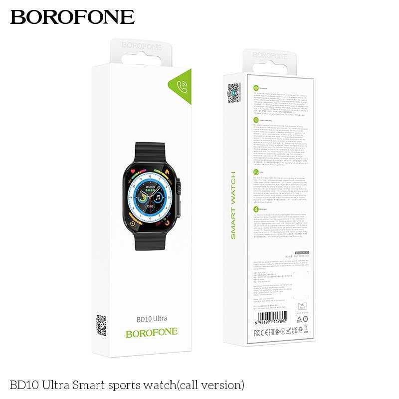 Smartwatch Borofone BD10 Ultra cu Apelare Bluetooth 5.3, Ecran 2.01" - imagine 3