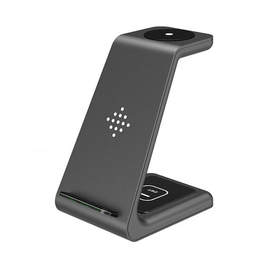 Stație Încărcare Wireless 3in1 Techsuit T3, Telefon + Watch + Buds