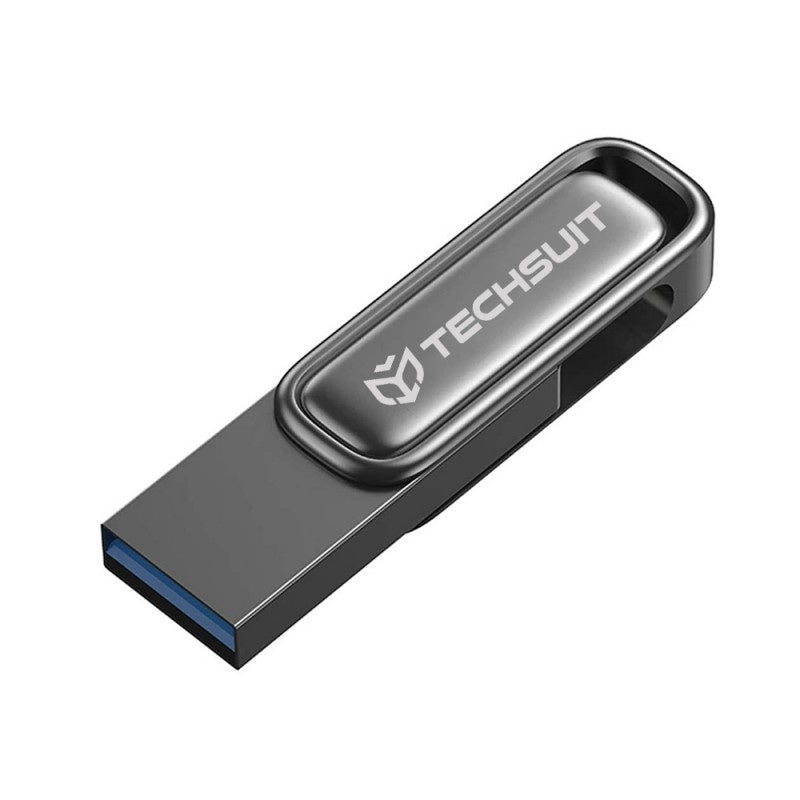 Stick USB 3.0 Techsuit THSM33 256GB, 80MB/s, Aliaj Zinc - imagine 3