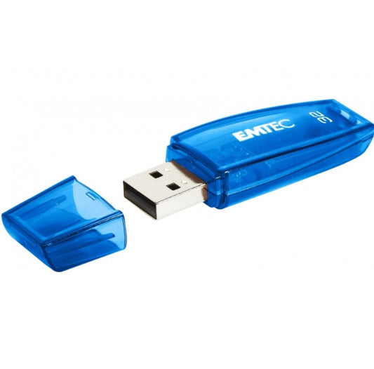Stick USB-A EMTEC C410 Color Mix 32GB, USB 2.0, 15MB/s, Capac Clip