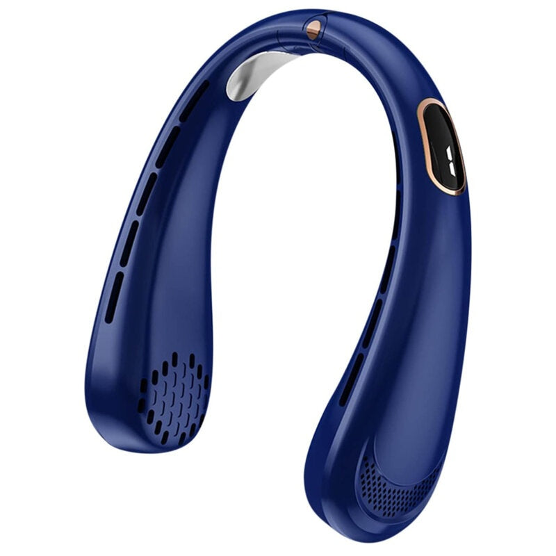 Ventilator Portabil pentru Gât Techsuit H6, 1200mAh, Display Digital